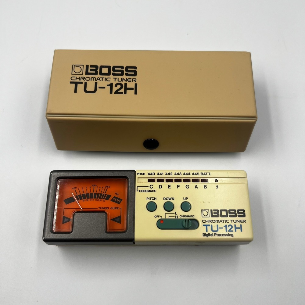 Boss TU-12H High Range Chromatic Tuner Made in Japan with Case